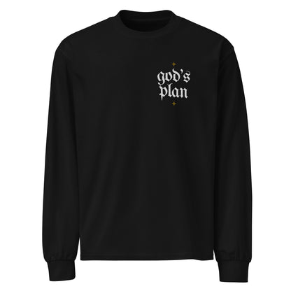 God's Plans Heavyweight Long Sleeve Shirt